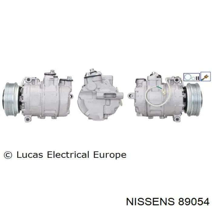 89054 Nissens compresor de aire acondicionado