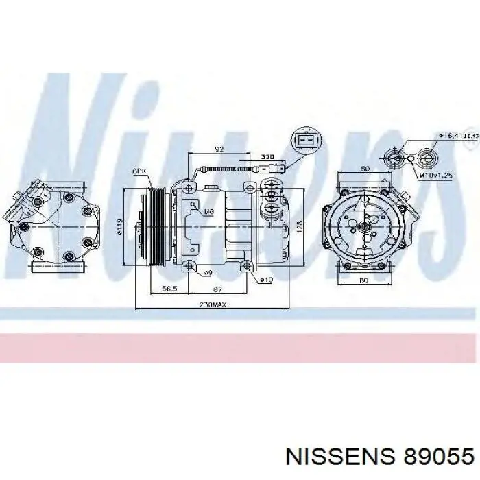 Compresor de aire acondicionado Citroen Xsara N1