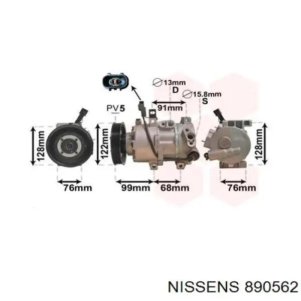 Compresor de ac NRF 320008G