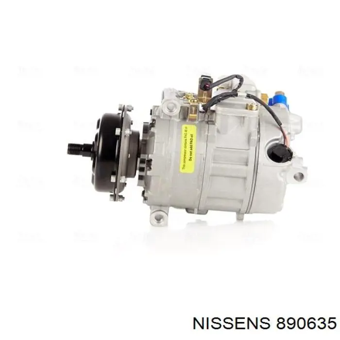 890635 Nissens compresor de aire acondicionado