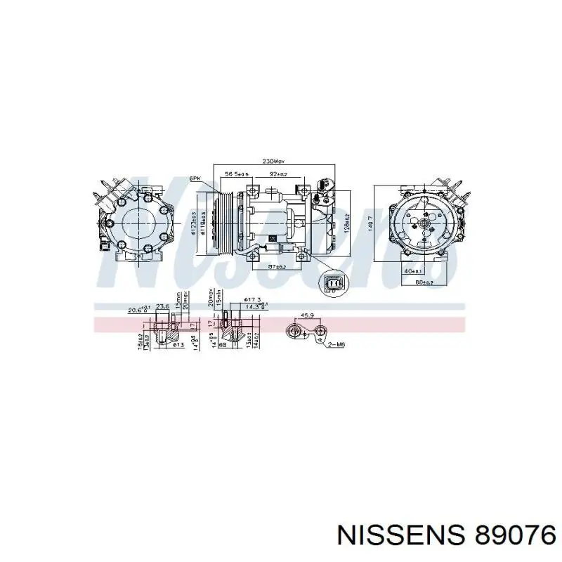 Compresor de aire acondicionado Peugeot Expert VF