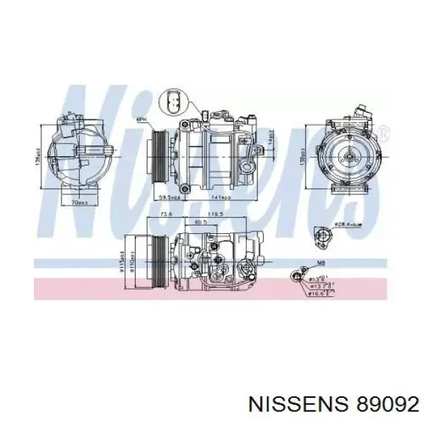 20A8675 Eaclima Compresor climatizador