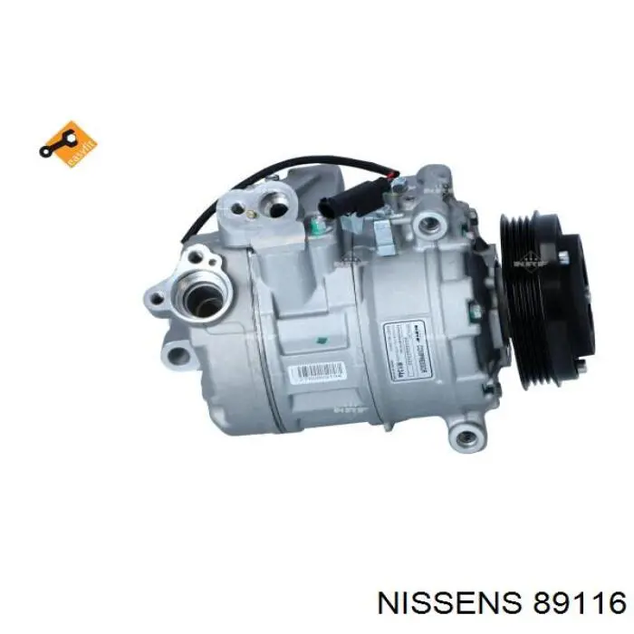 89116 Nissens compresor de aire acondicionado