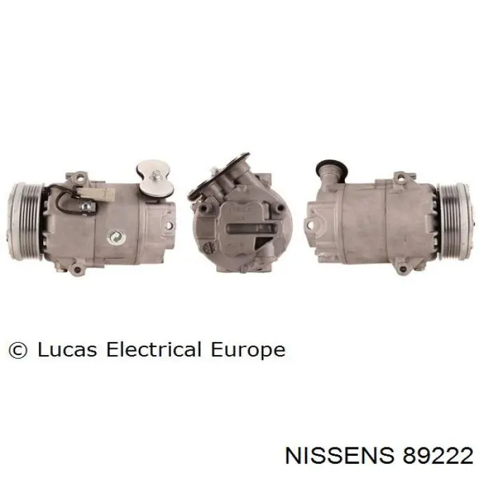 Comprar 89222 Nissens Compresor de aire acondicionado coche