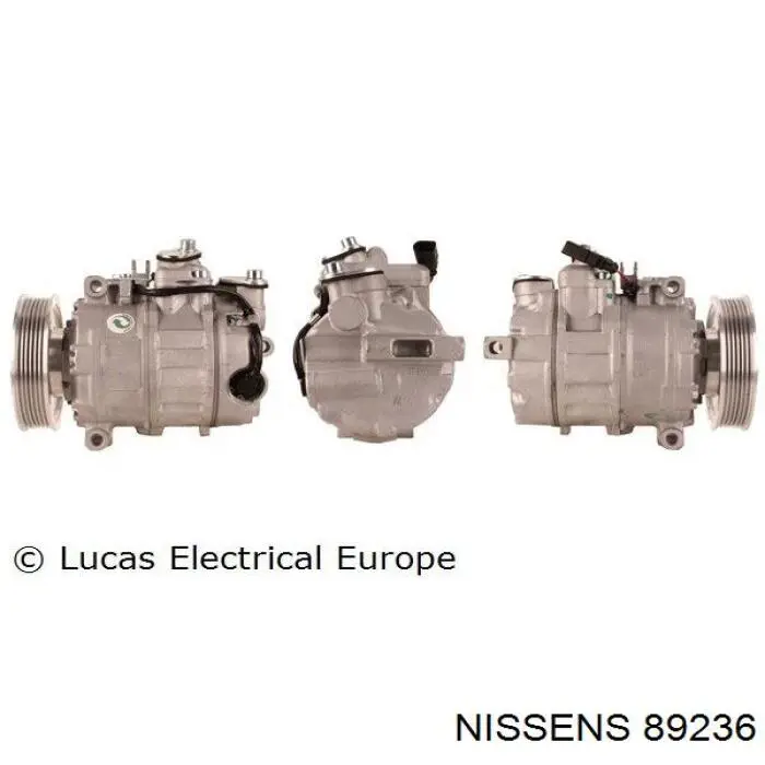 Compresor ac Nissens 89236 precio, desde 392,04 EUR