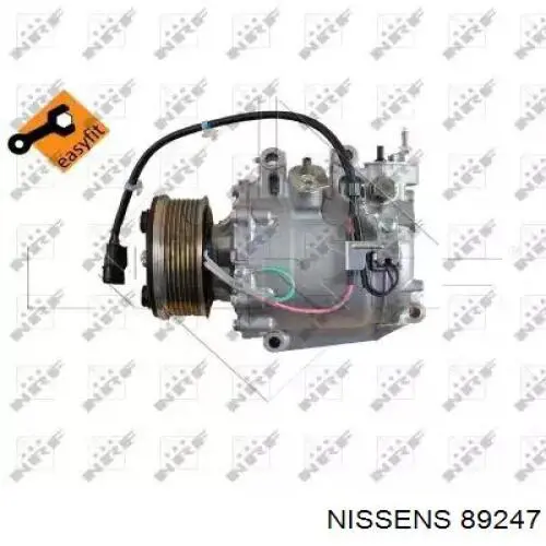 Compresor de aire acondicionado 89247 Nissens