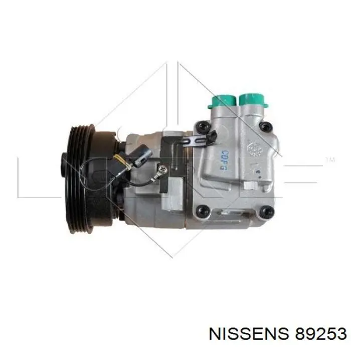 89253 Nissens compresor de aire acondicionado