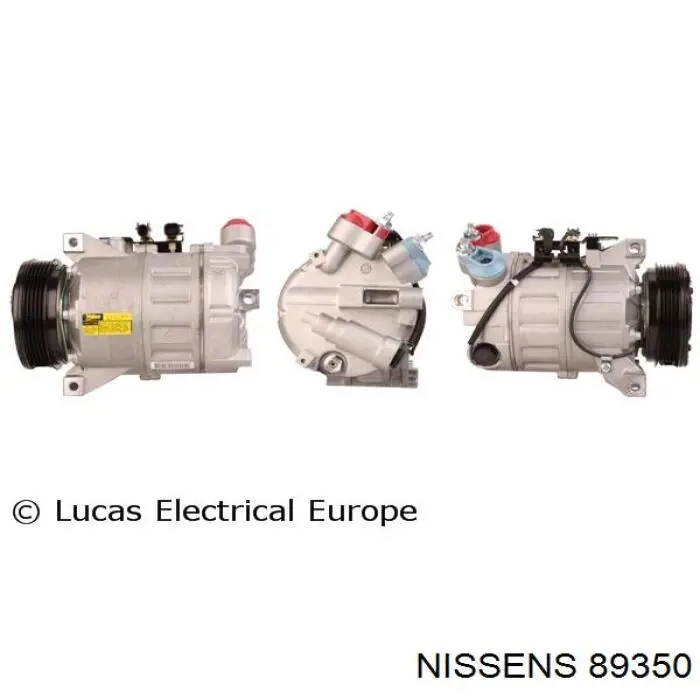 Compresor de aire acondicionado 89350 Nissens