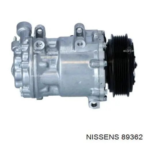 Compresor de aire acondicionado 89362 Nissens