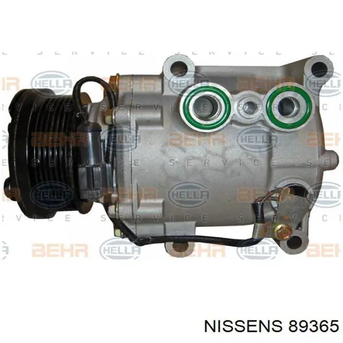 Compresor de aire acondicionado 89365 Nissens