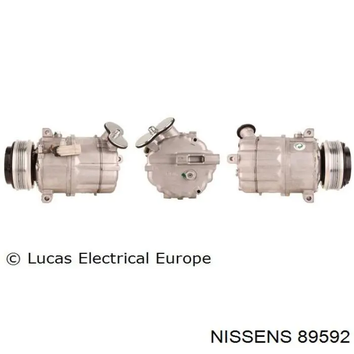 89592 Nissens compresor de aire acondicionado