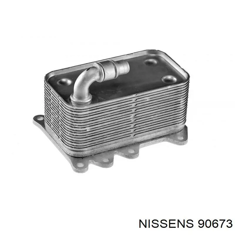 90673 Nissens radiador enfriador de la transmision/caja de cambios