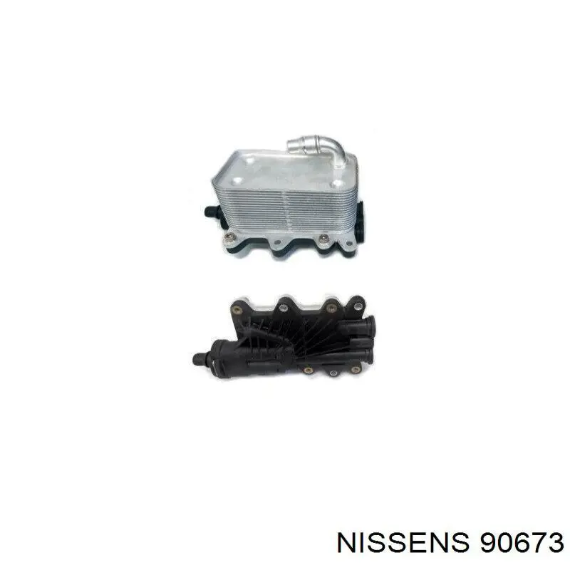 Comprar 90673 Nissens Radiador de refrigeración de la transmisión