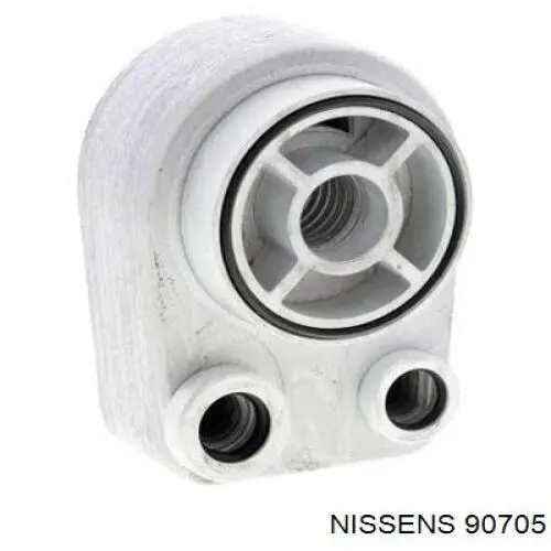 90705 Nissens radiador de aceite, bajo de filtro
