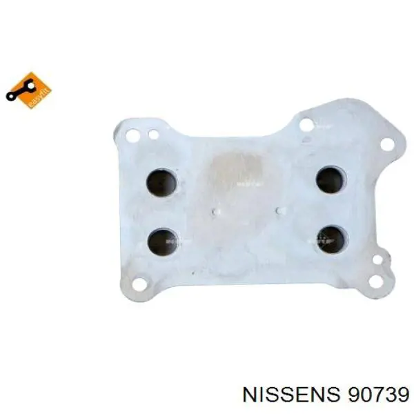 90739 Nissens radiador de aceite