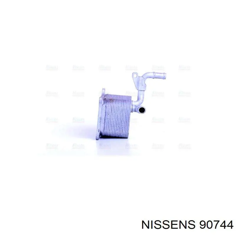 90744 Nissens radiador de aceite