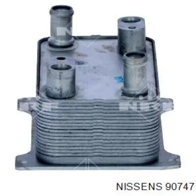 90747 Nissens radiador enfriador de la transmision/caja de cambios