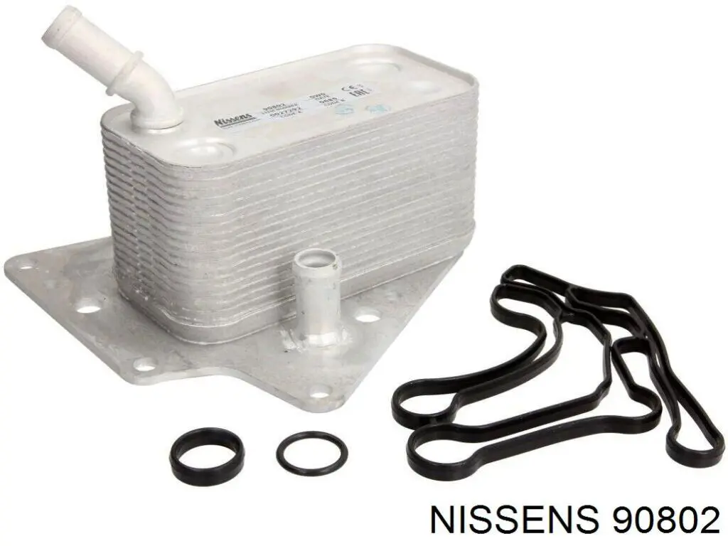 90802 Nissens radiador de aceite, bajo de filtro