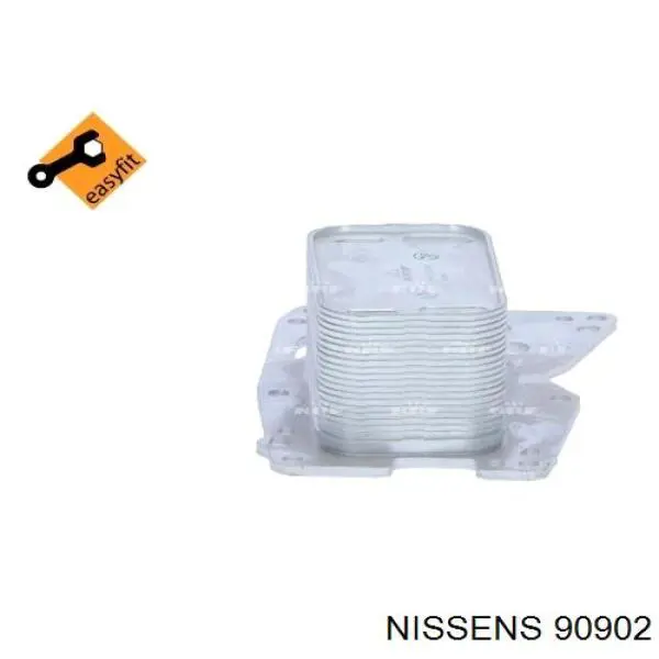 Radiador de aceite debajo del filtro Nissens 90902 precio, desde 54,82 EUR