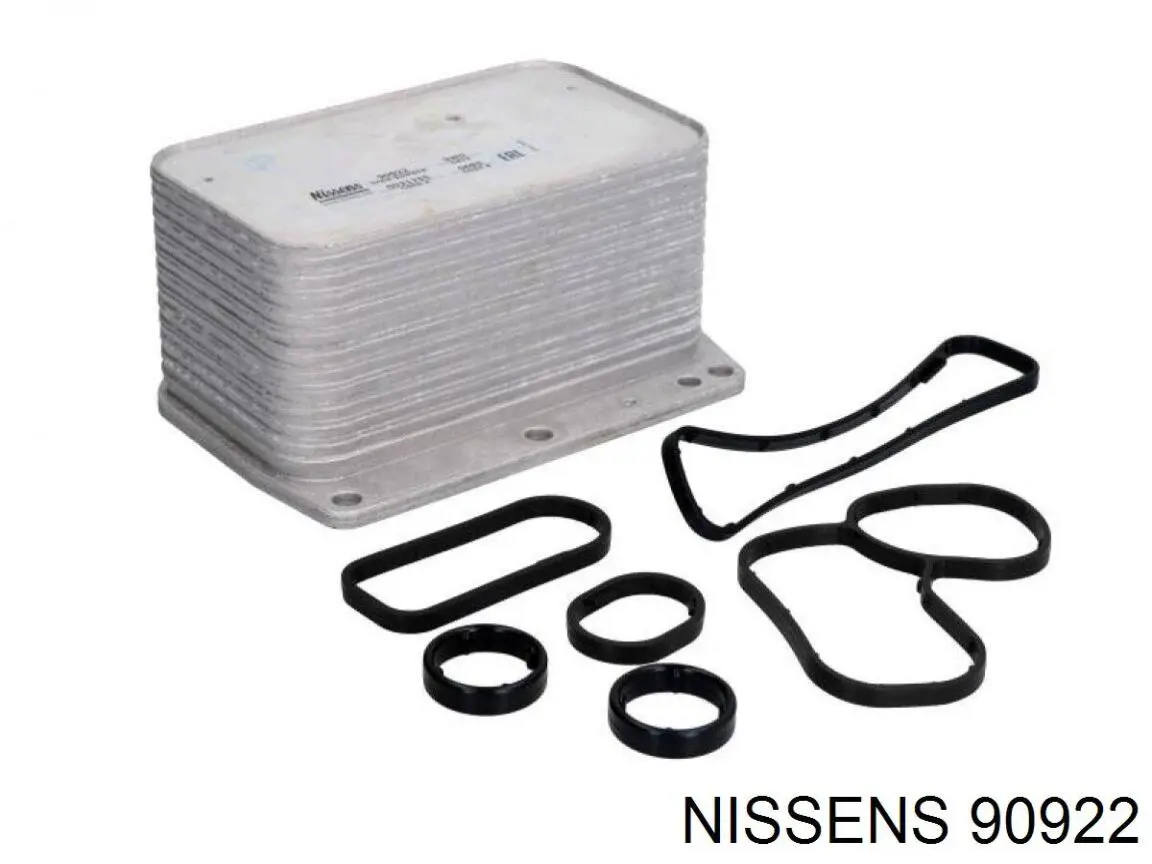90922 Nissens radiador de aceite, bajo de filtro