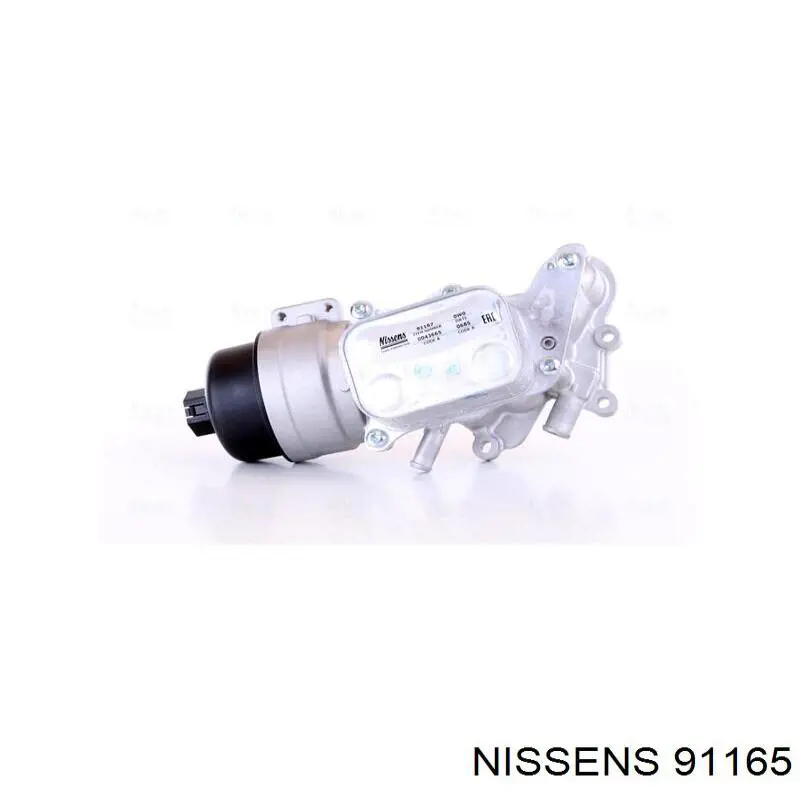 91165 Nissens radiador de aceite, bajo de filtro