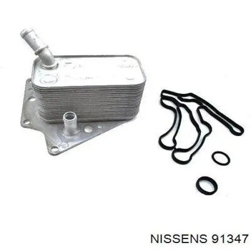 Radiador de aceite debajo del filtro Nissens 91347 precio, desde 78,12 EUR