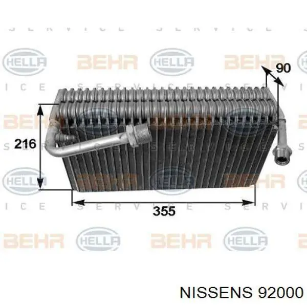 Evaporador, aire acondicionado Audi 100 (4A, C4)