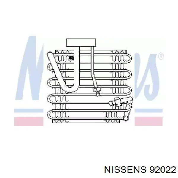 Evaporador de aire acondicionado Nissens 92022 precio, desde 63,51 EUR