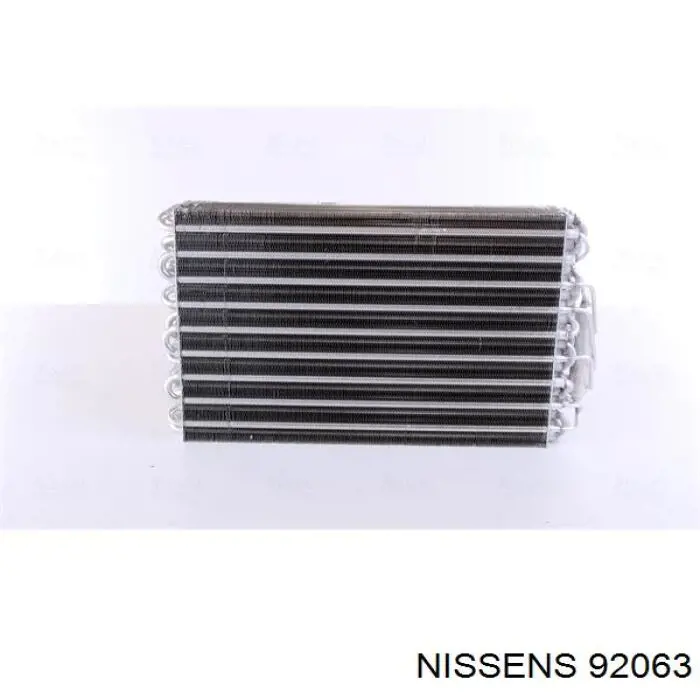 92063 Nissens evaporador, aire acondicionado