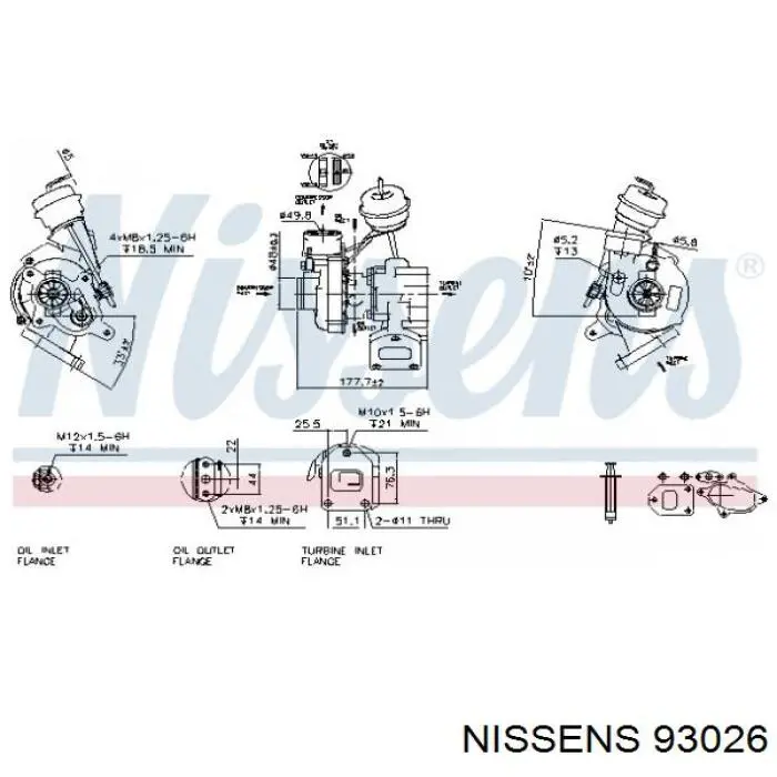 Turbocompresor Nissens 93026 precio, desde 168,43 EUR