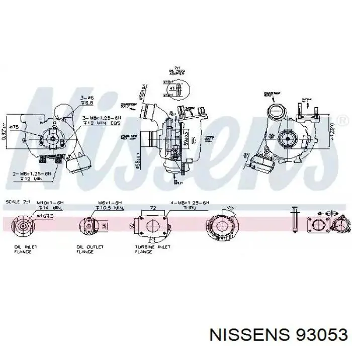 93053 Nissens turbocompresor