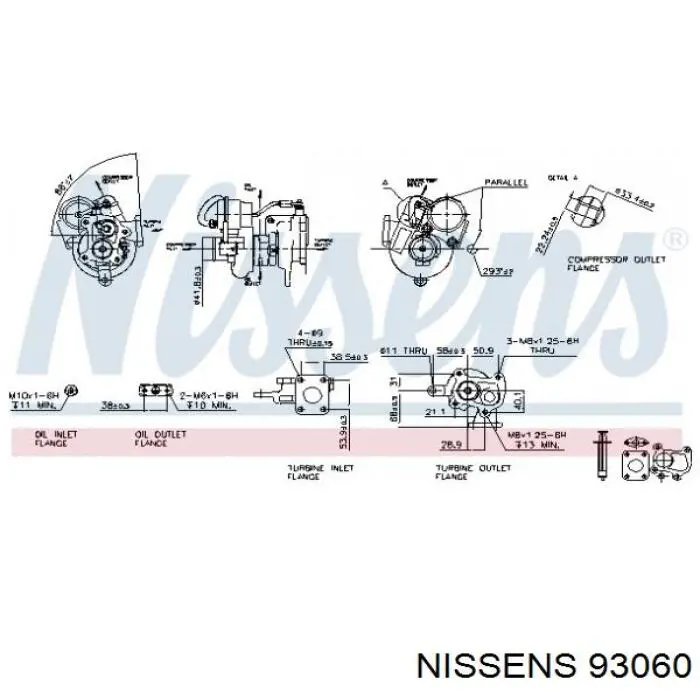 93060 Nissens turbocompresor