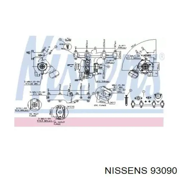 Turbocompresor Nissens 93090 precio, desde 190,21 EUR