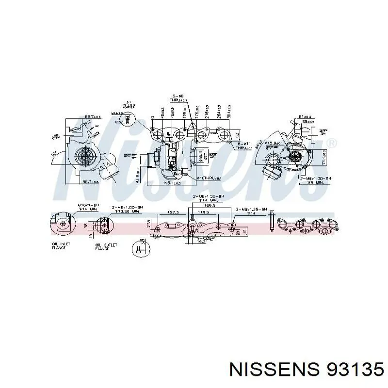 93135 Nissens turbocompresor