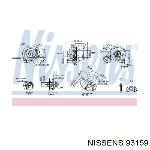 Turbocompresor 36051121 Volvo