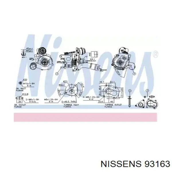 93163 Nissens turbocompresor