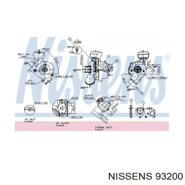 53039880258 Borg-Warner Turbo para motor