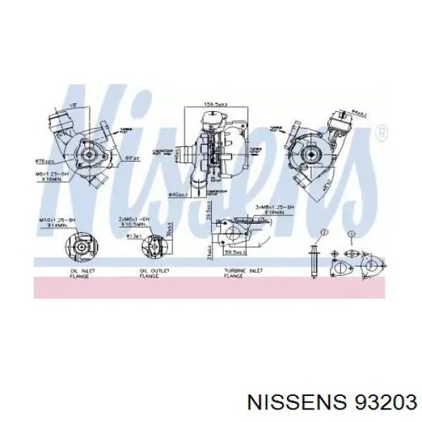 7406110002 Hyundai/Kia Turbo para motor