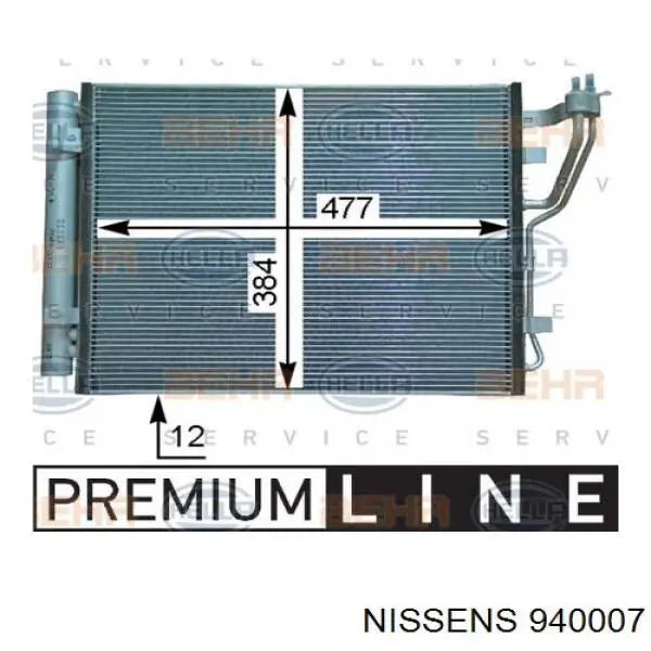Comprar 940007 Nissens Condensador de aire acondicionado