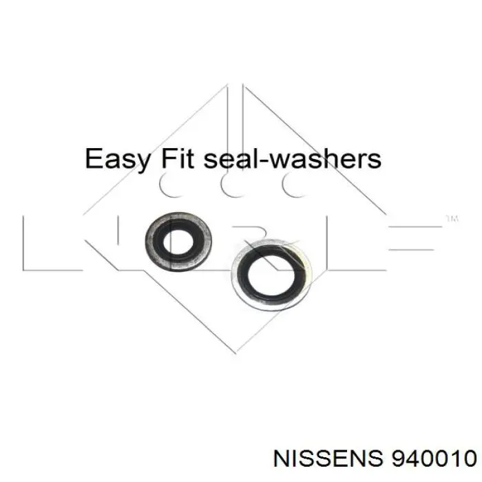 Condensador aire acondicionado 940010 Nissens