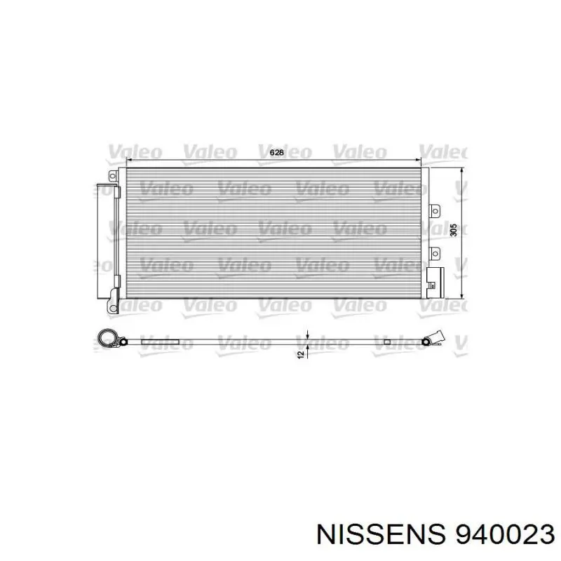 Comprar 940023 Nissens Condensador de aire acondicionado