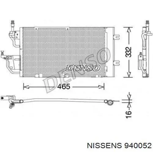 Comprar 940052 Nissens Condensador de aire acondicionado
