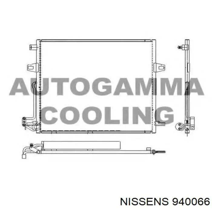 940066 Nissens condensador aire acondicionado