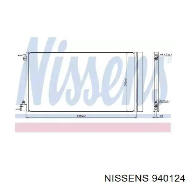 Comprar 940124 Nissens Condensador de aire acondicionado