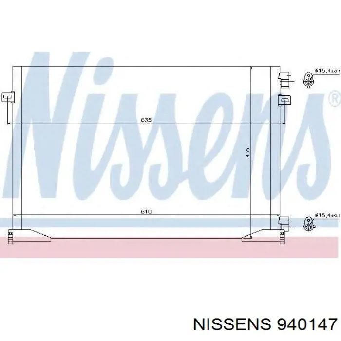 Comprar 940147 Nissens Condensador de aire acondicionado