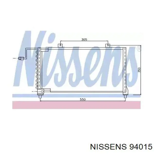 Condensador aire acondicionado Mazda 626 3 GD