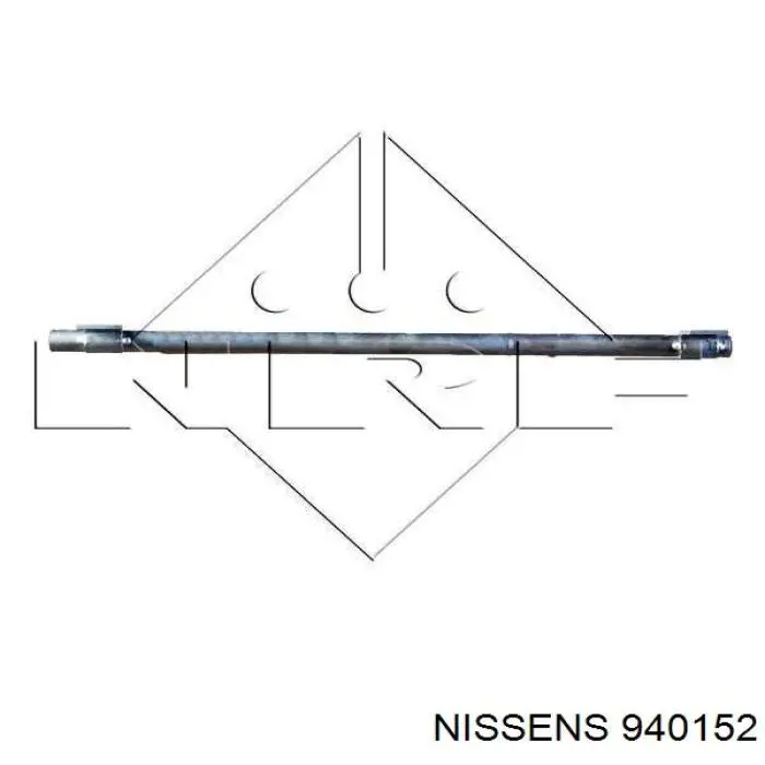 940152 Nissens condensador aire acondicionado