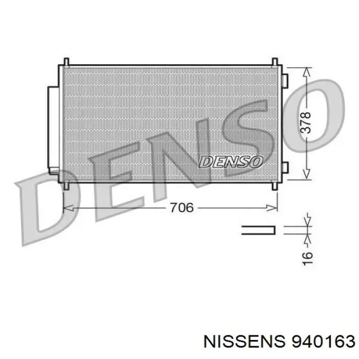 Aire acondicionado capacitor Nissens 940163 precio, desde 96,60 EUR