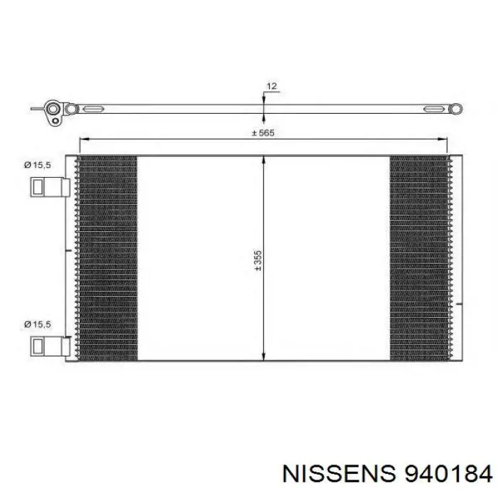 Comprar 940184 Nissens Condensador de aire acondicionado