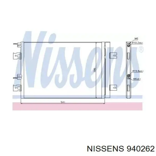 Comprar 940262 Nissens Condensador de aire acondicionado